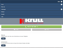 Tablet Screenshot of krull-elektromotoren.de
